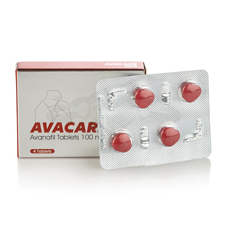 Avacare 100 (Avanafil) - 4 compresse x 100 mg.