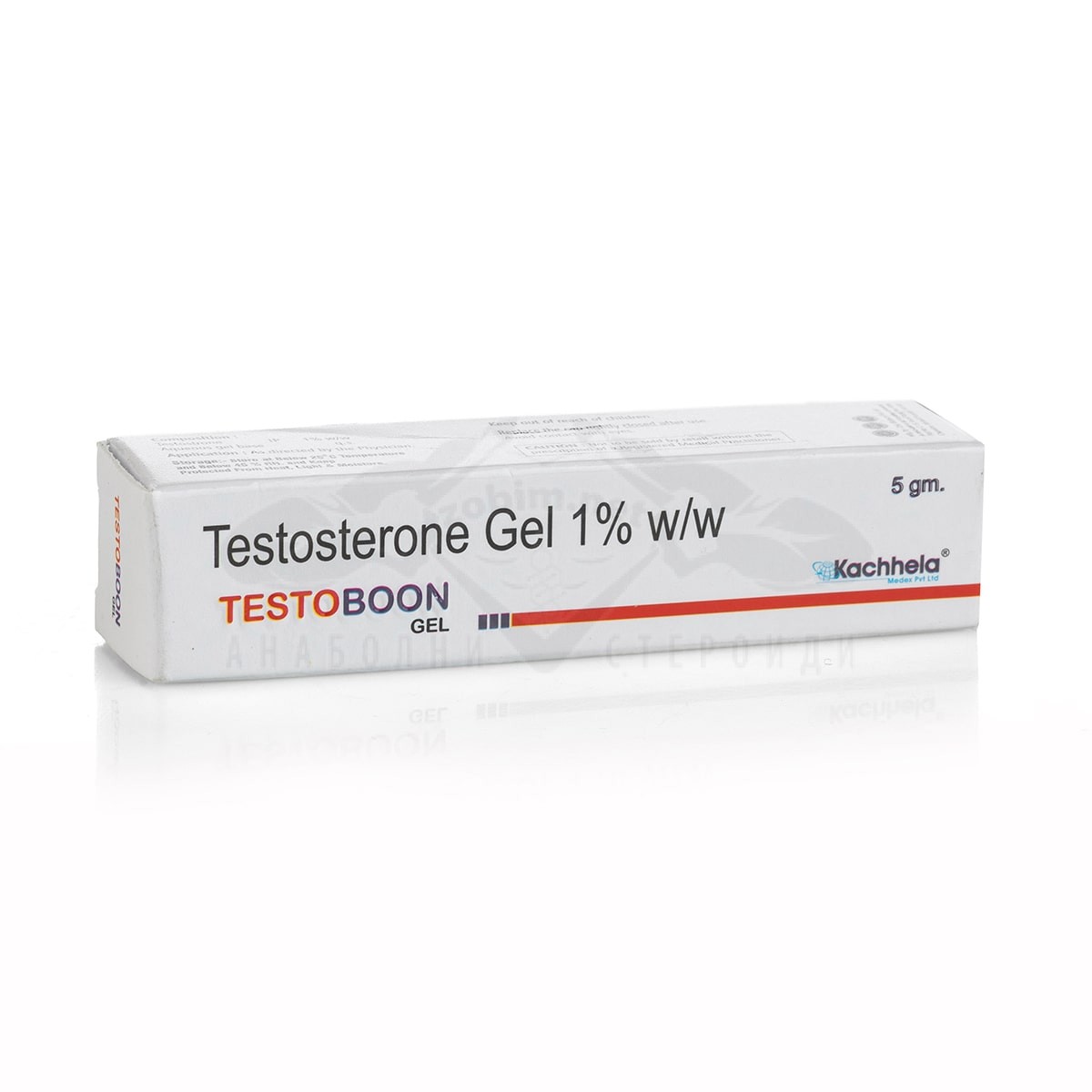 Indian pharmaceutical testosterone gel 1% – 5 g. - immagine 2