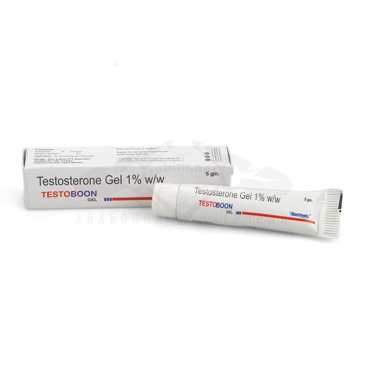 Indian pharmaceutical testosterone gel 1% – 5 g.