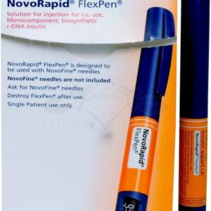 NovoRapid FlexPen - 5 pens x 3 ml.