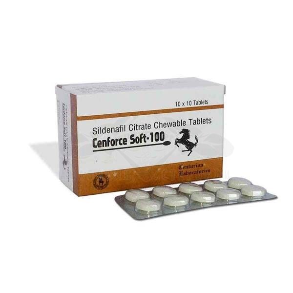 Cenforce Soft 100 (Viagra masticabile) - 10 compresse x 100 mg.