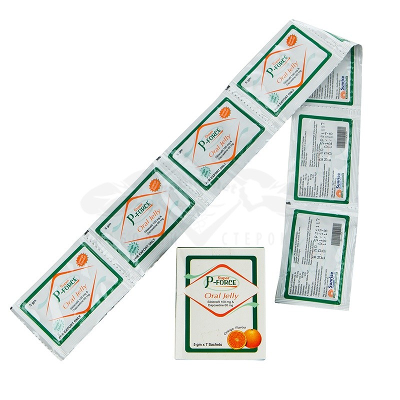 Super P-Force Jelly / Arousal and retention jelly – 7 pieces