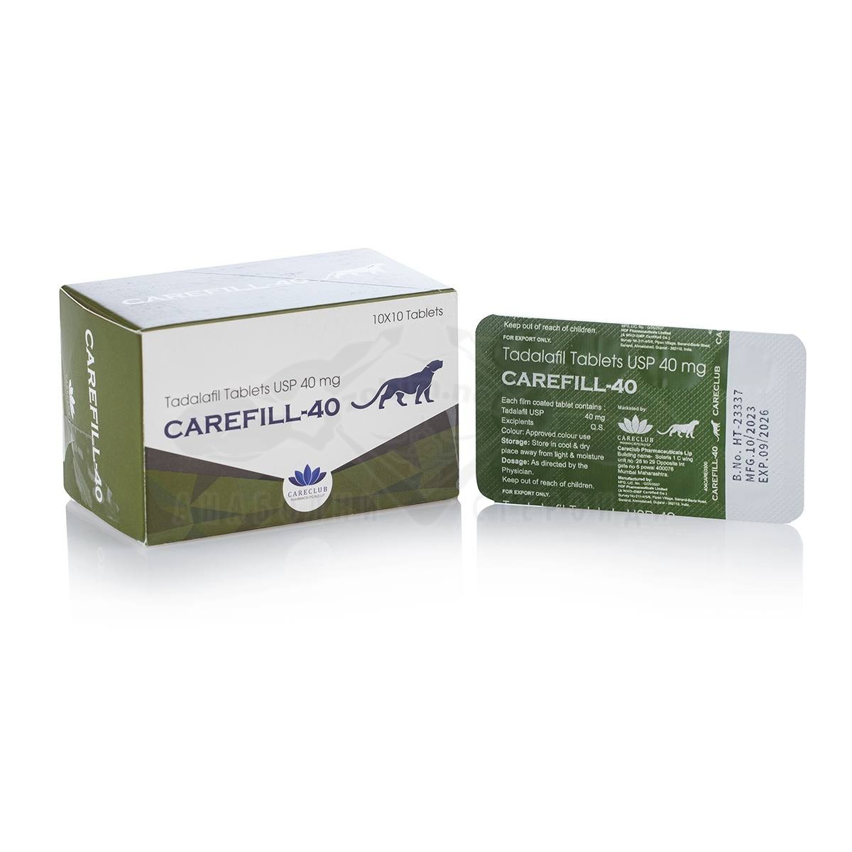 Carefill-40 (Tadalafil) - 10 compresse da 40 mg.