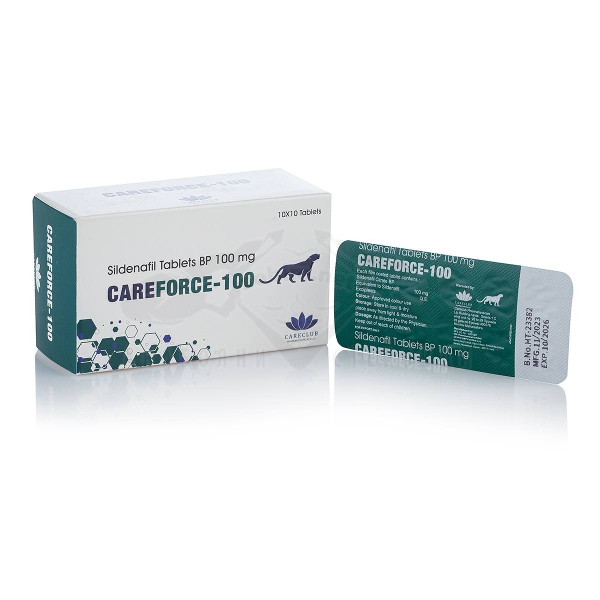 Careforce-100 (Sildenafil) - 10 compresse x 100 mg.