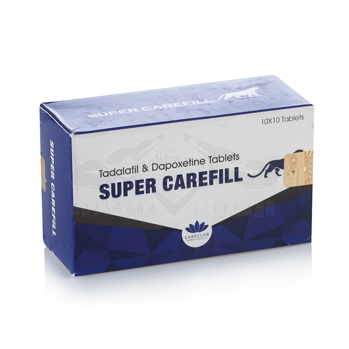 Super Carefill (Tadalafil 20 mg. + Dapoxetina 60 mg.) - 10 compresse x 80 mg. - immagine 2