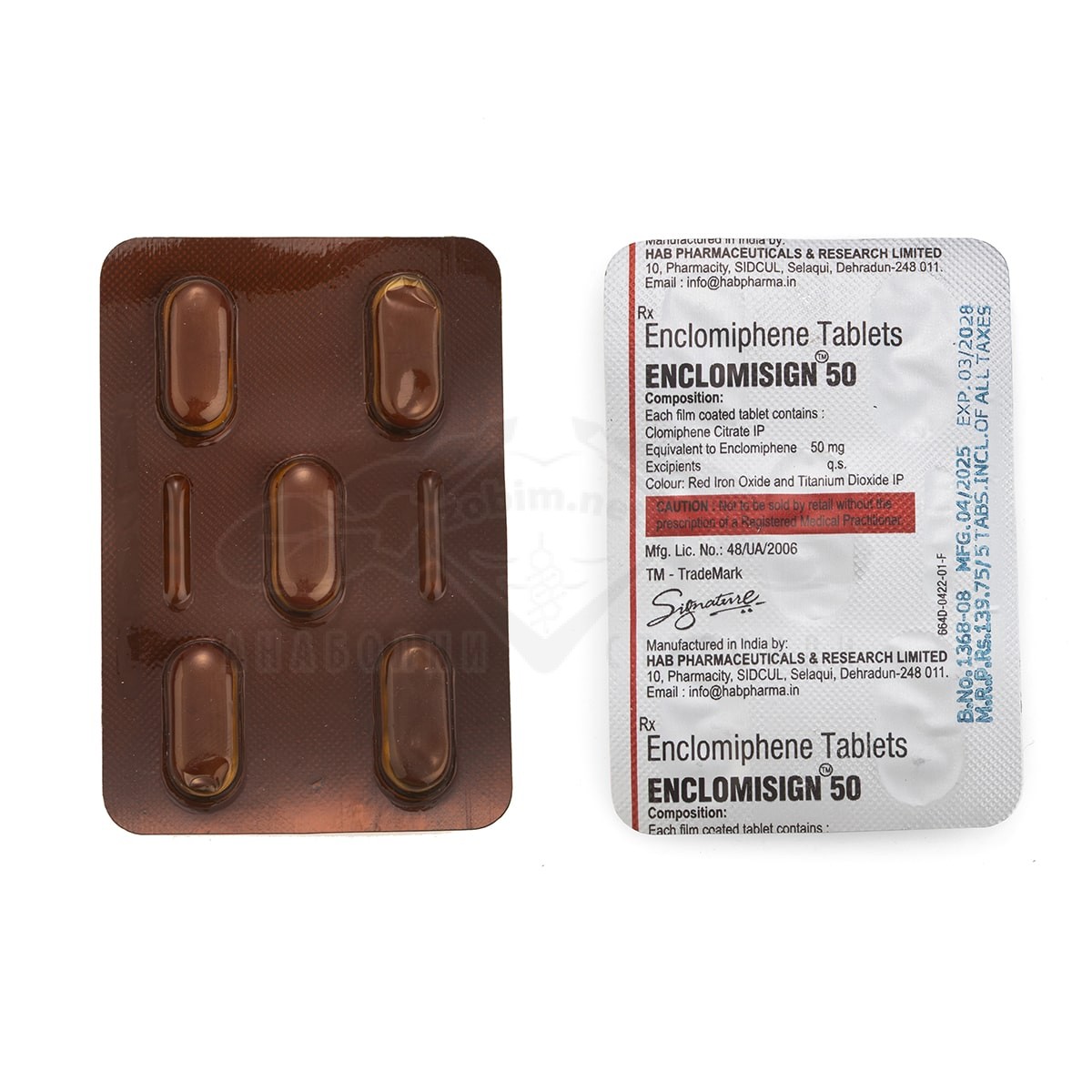 Enclomisign 50 (Enclomiphene) – 5 compresse x 50 mg.