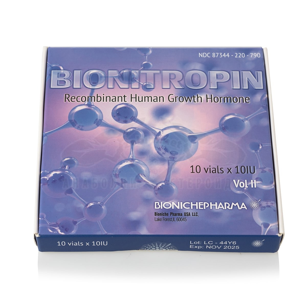 Bionitropin (RHGH) - 10 fiale x 10 UI + 10 fiale acqua batteriostatica