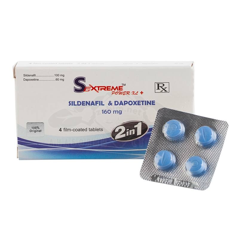 Sextreme Power XL (Citrato di Sildenafil 100 mg. + Dapoxetina 60 mg.) - 4 compresse