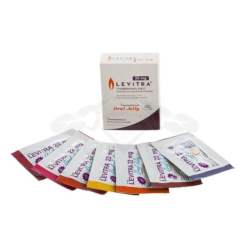 Levitra Oral Jelly / Levitra (Vardenafil) Jelly – 7 confezioni x 22 mg.