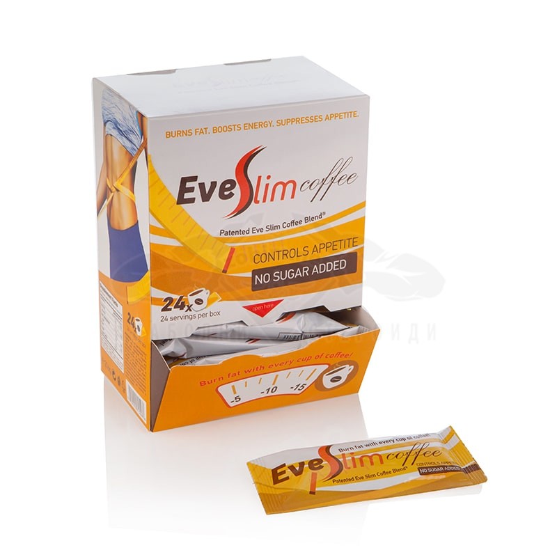 EveSlim coffe (Caffè istantaneo con miscela per la perdita di peso EveSlim) - 24 bustine