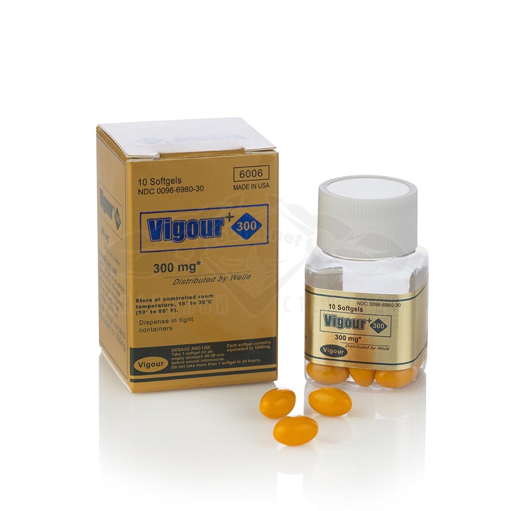 Vigour 300+ - 10 softgel x 300 mg.