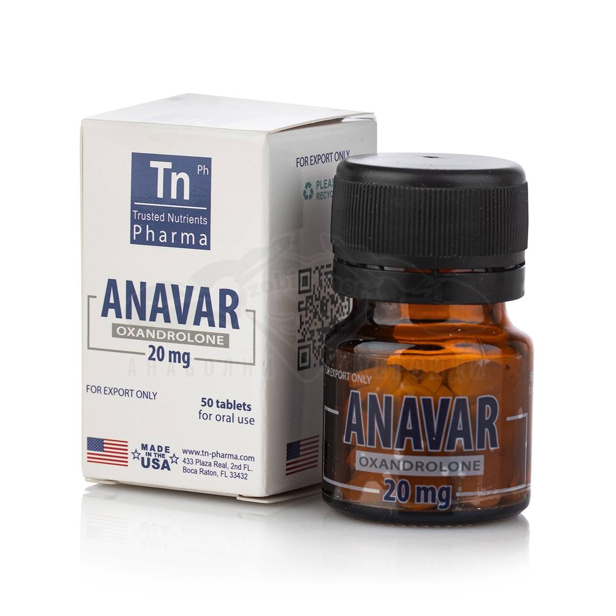 Anavar (Oxandrolone) - 50 compresse. х 20 mg.