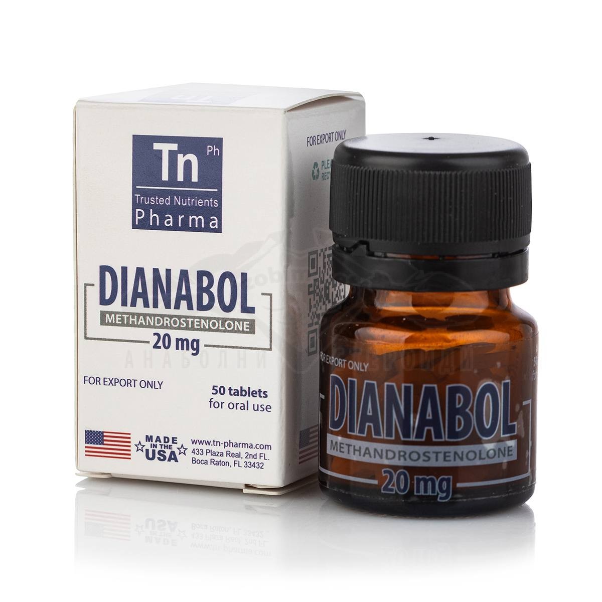 Dianabol (Metandrostenolone) - 50 compresse x 20 mg.