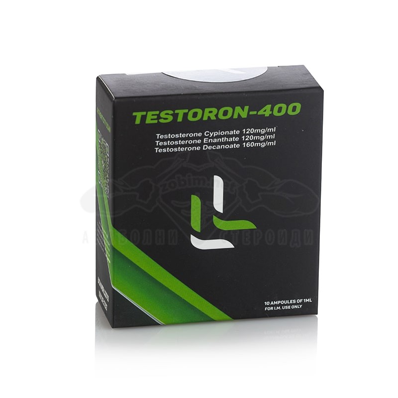 Testoron-400 (miscela di testosterone) - 10 fiale x 400 mg.