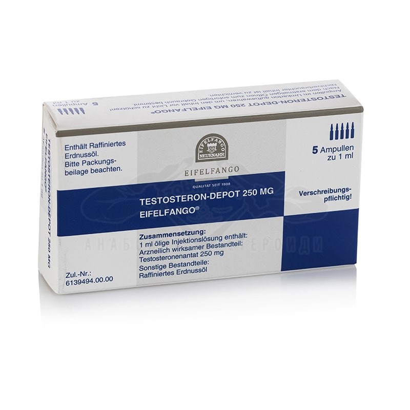 Testosterone-Depot (Testosterone Enantato) - 5 fiale x 250 mg.