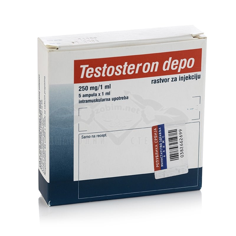 TESTOSTERONE DEPO (Testosterone Enantato) - 5 fiale x 250 mg. - immagine 3