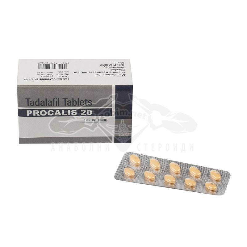 Procalis-20 (tadalafil) – 10 scheda. x 20 mg.