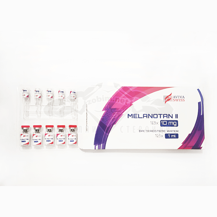 Melanotan II (con acqua batteriostatica inclusa) – 10 fiale x 10 mg.
