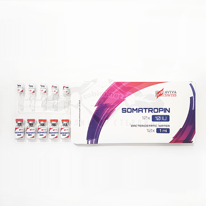Somatropin HGH (con acqua batteriostatica inclusa) – 10 fiale x 10 UI
