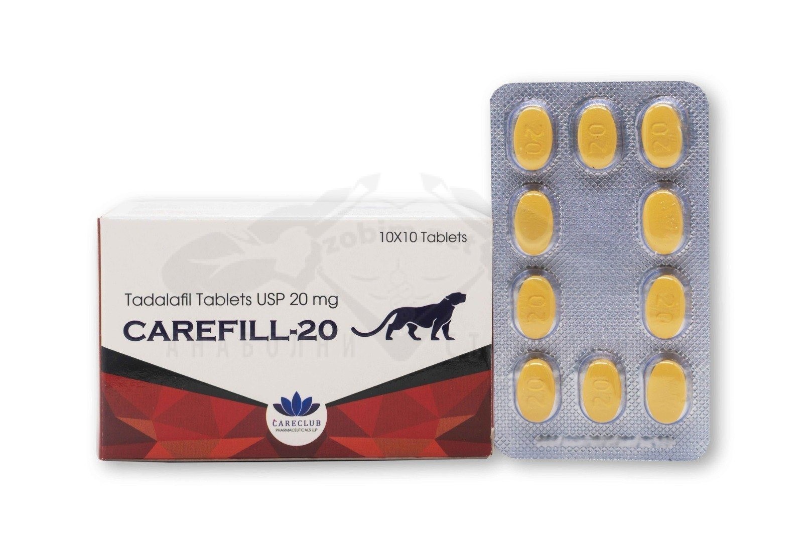 Carefill-20 (Tadalafil) - 10 compresse x 20 mg.