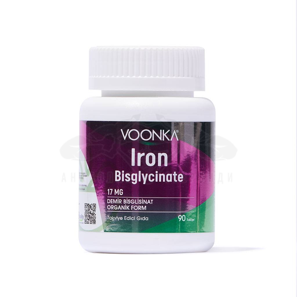 Voonka Iron Bisglycinate - 90 compresse