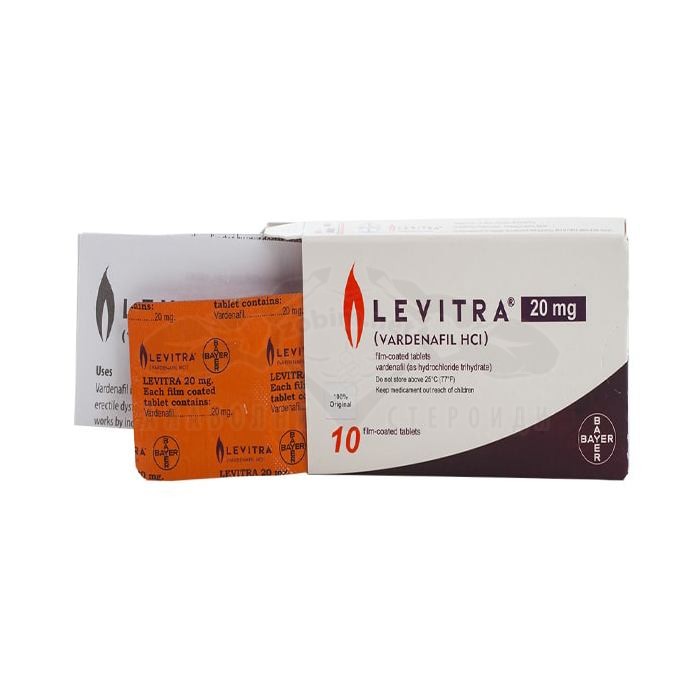 Farmacia Levitra Vardenafil / Bayer Levitra Vardenafil 20 mg. – 10 compresse