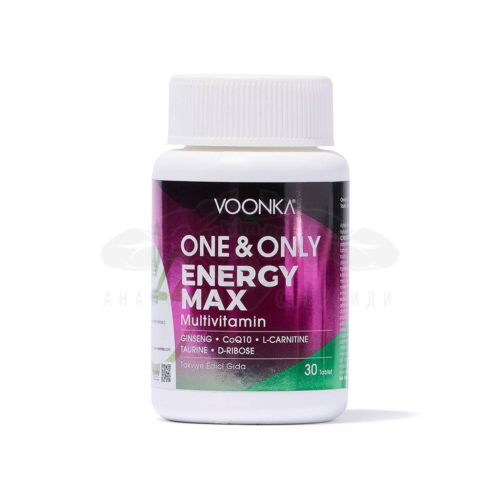Voonka One & Only Energy Max - 30 compresse