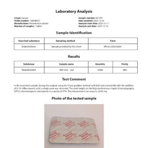 RED OXA (Oxandrolone) – 100 compresse х 10 mg. - immagine 4