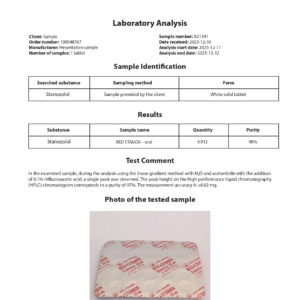 RED STANOX (Stanozolol) – 100 compresse х 10 mg. - immagine 4