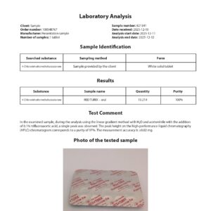 RED TURIX (4-Chlorodehydromethyltestosterone) – 100 compresse х 10 mg. - immagine 4