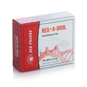 RED A-DROL (Oxymetholone) - 100 compresse х 25 mg.