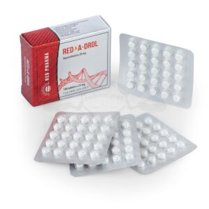 RED A-DROL (Oxymetholone) - 100 compresse х 25 mg. - immagine 2