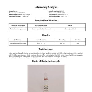 RED CYP 200 (Testosterone Cypionate) – 10 fiale х 200 mg. - immagine 5