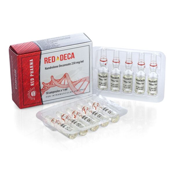 RED DECA 250 (Nandrolone Decanoate) - 10 fiale х 250 mg.