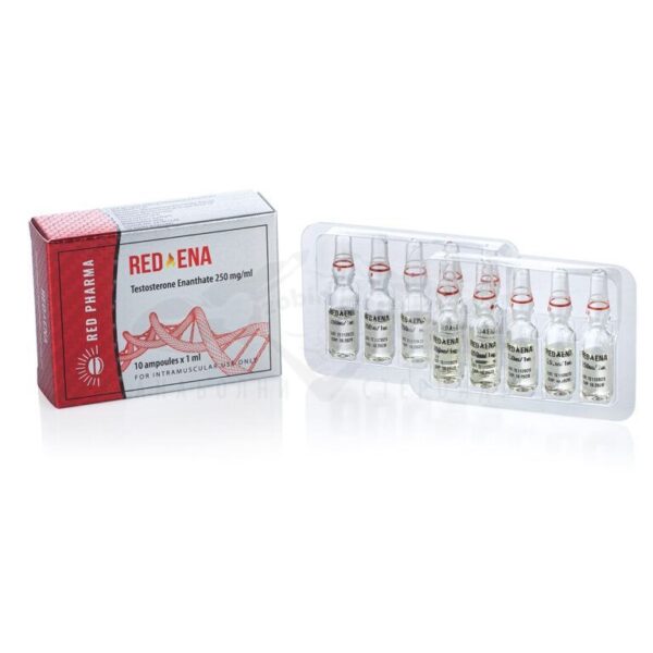 RED ENA 250 (Testosterone Enanthate) - 10 fiale x 250 mg.