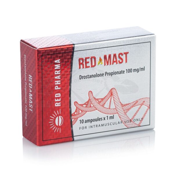 RED MAST 100 (Drostanolone Propionate) - 10 fiale x 100 mg.
