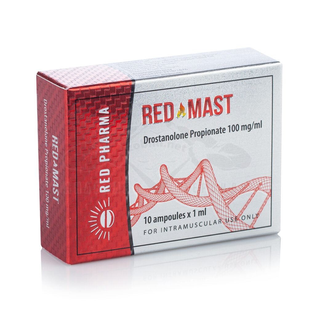 RED MAST 100 (Drostanolone Propionate) - 10 fiale x 100 mg. - immagine 1