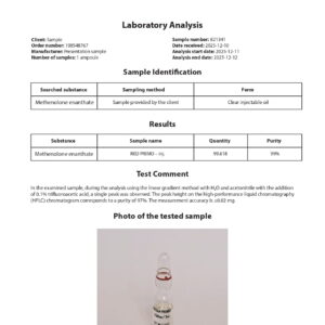RED PRIMO 100 (Methenolone Enanthate) - 10 fiale х 100 mg. - immagine 4