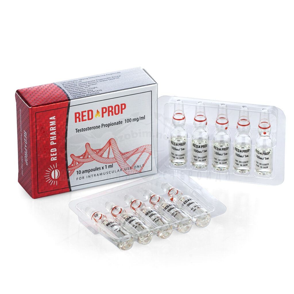 RED PROP 100 (Testosterone Propionate) - 10 fiale x 100 mg. - immagine 3