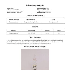 RED SUS 250 (Testosterone Blend) - 10 fiale х 250 mg. - immagine 4
