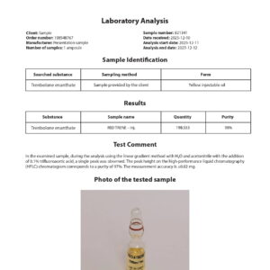 RED TRENE 200 (Trenbolone Enanthate) - 10 fiale х 200 mg. - immagine 4