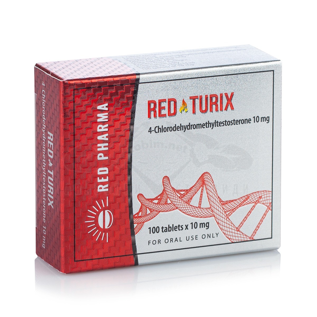 RED TURIX (4-Chlorodehydromethyltestosterone) – 100 compresse х 10 mg. - immagine 1