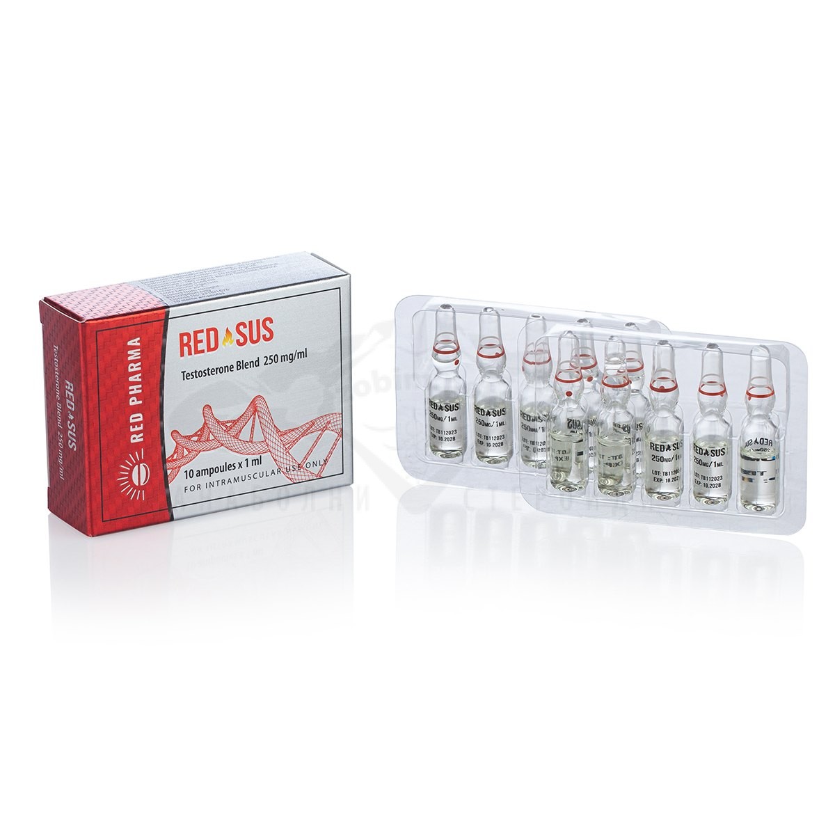RED SUS 250 (Testosterone Blend) - 10 fiale х 250 mg. - immagine 2