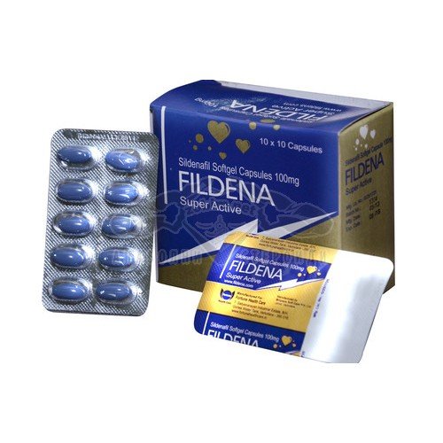 Fildena Super Active (Sildenafil) - 10 caps. х 100 mg.