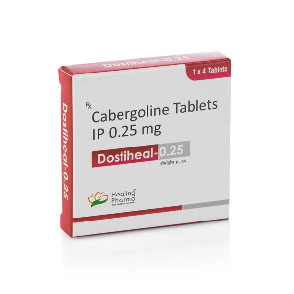 Dostiheal-0.25 (Cabergoline) - 4 compresse х 0,25 mg.