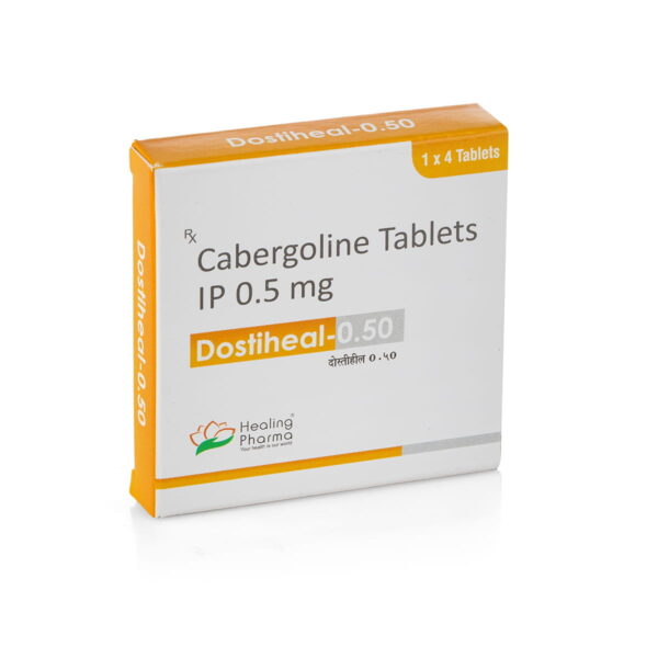 Dostiheal-0.5 (Cabergoline) - 4 compresse х 0,5 mg.