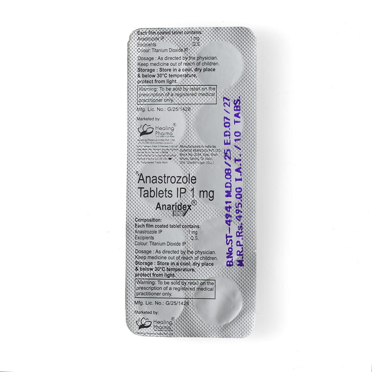 Anaridex δισκία